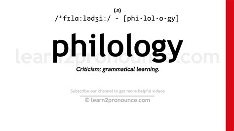 philogy meaning|Philology Definition & Meaning .
